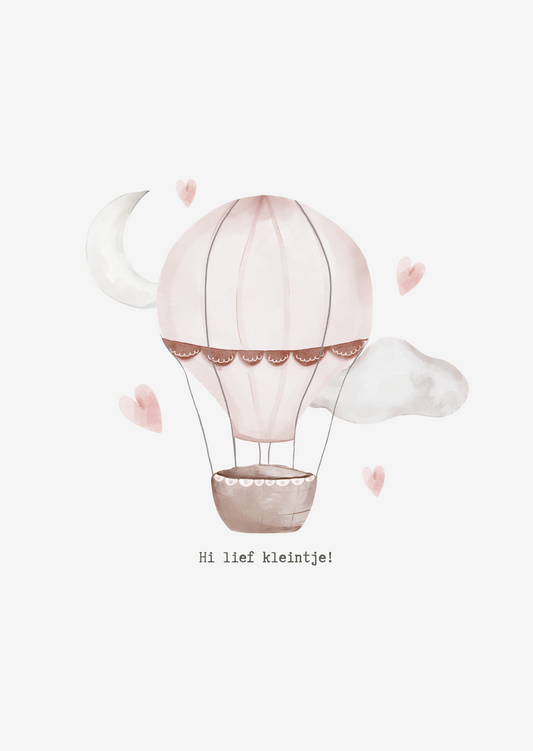 Kaartje Hi lief kleintje!